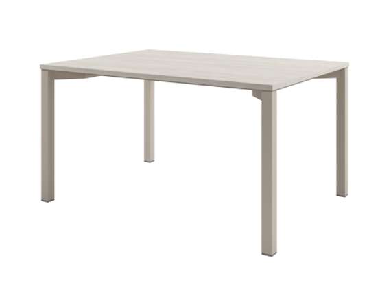 Стол переговоров 1400х1000х750 на 6 человек D-101 Акация Морава/Кашемир серый