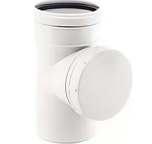 Тройник ELITE МК МПП 160/160х45, белый, РТП