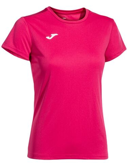 Женская теннисная футболка Joma Combi Short Sleeve - Розовый