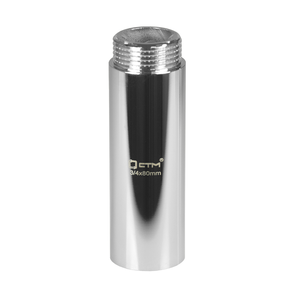 Удлинитель СТМ 3/4", внутренняя/наружная резьба, 80 мм