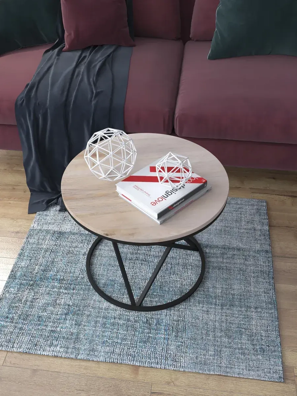 Журнальный стол Звёздный - ЧД - МДФ в ПВХ