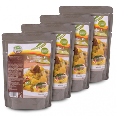 Готовое блюдо "Картофель с говядиной" 300г. (Кронидов) 4шт 1,2кг