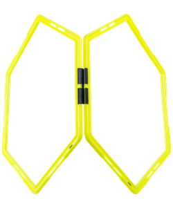 Набор шестиугольных напольных обручей Agility Hoops JA-216, 6 шт.
