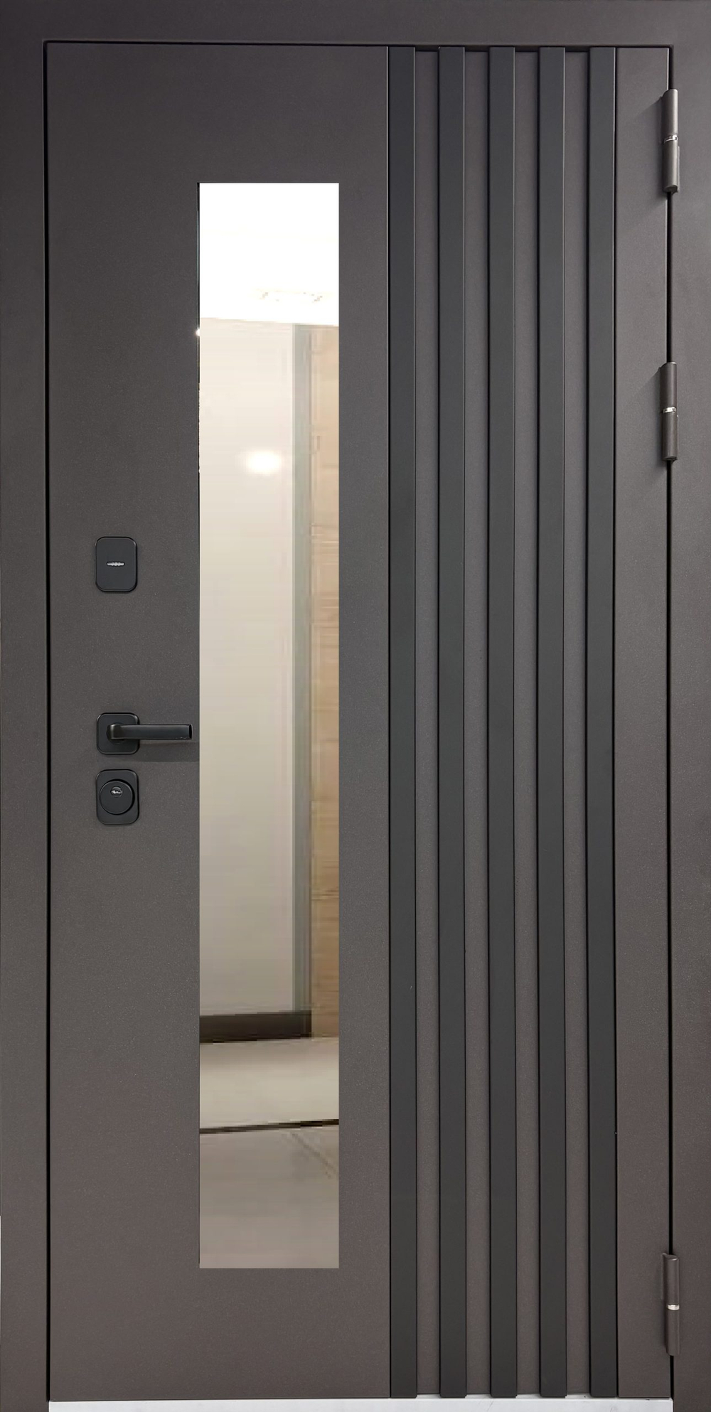 Рейки Меланж Махагон Стеклопакет