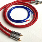 DAXX R89 Фоно кабель с посеребренными жилами 2x0.75mm2 уровня High Grade, D=9mm / Цанговый разъём