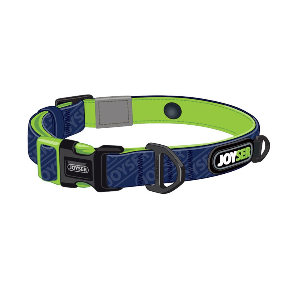 Ошейник для собак JOYSER Walk Base Collar XL/620*25*3 синий с зеленым