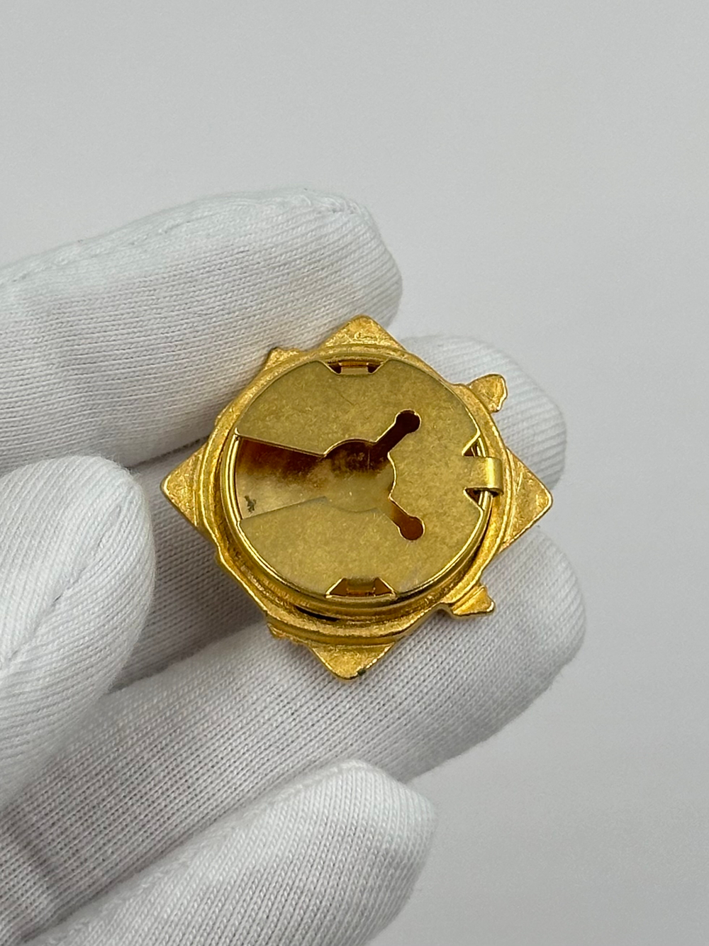 Накладка на пуговицу Лягушка