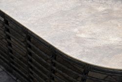 "Валенсия" лаунж-зона из искусственного ротанга, цвет серый