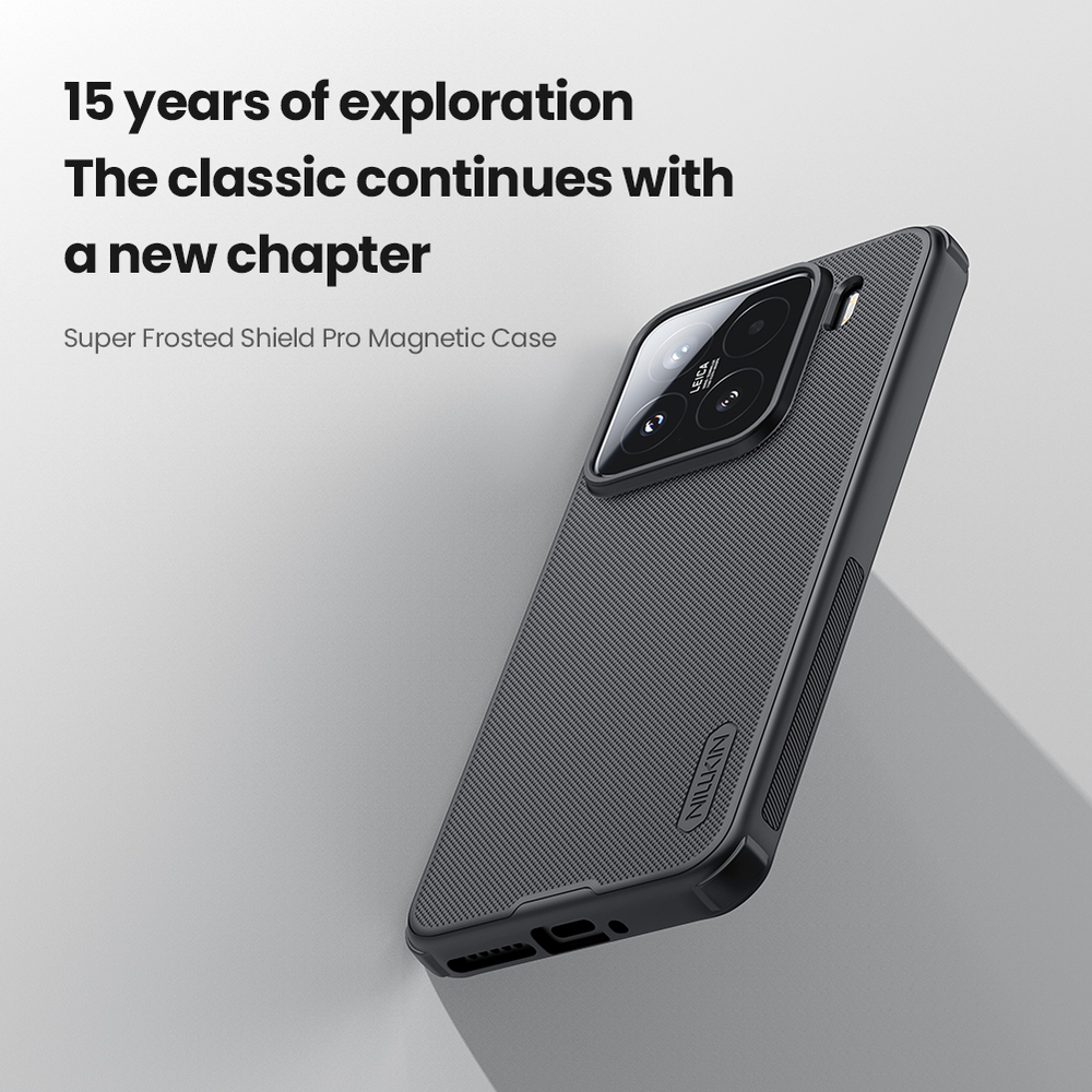 Чехол от Nillkin c поддержкой MagSafe для Xiaomi 15, серия Super Frosted Shield Pro Magnetic Case