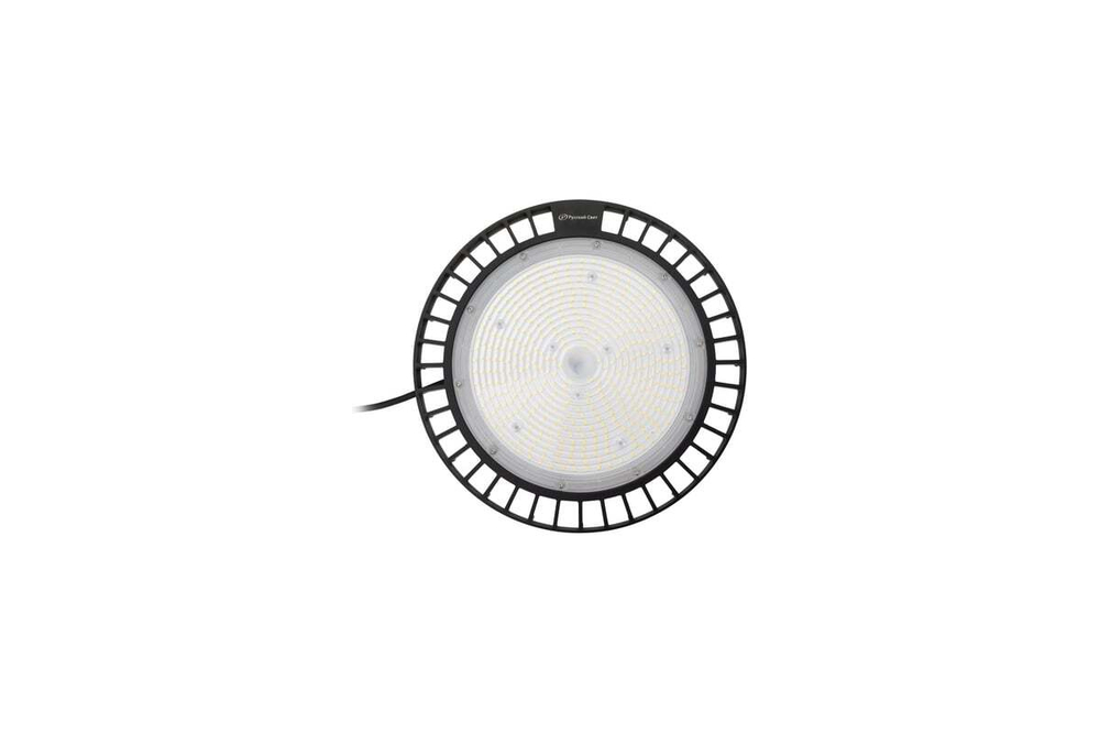 Светильник LED ДСП для высоких пролетов IB 10 S 100-150-200W W 850 BK D353xH117мм 100- 200Вт 5000К IP65 High Bay Русский Свет 16091023043