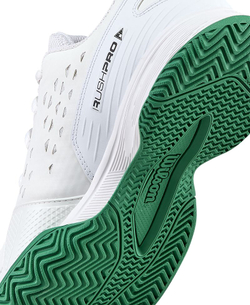 Детские Кроссовки теннисные  Wilson Rush Pro Jr - white/white/bosphorus