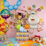 Шар (18''/46 см) Круг, Буба, Ты Супер, 1 шт. в уп.