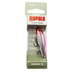 Воблер RAPALA X-Light Minnow FNM05 / 5 см, 4 г, цвет PCL