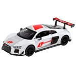 Модель 1:32 AUDI R8, белый перламутр, свет, звук, откр. двери, инерция