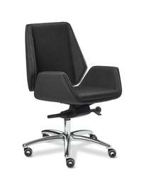 Кресло Siena Chrome B чёрная ткань