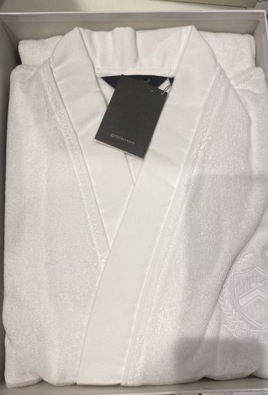 PALATIN белый махровый халат SOFT COTTON Турция