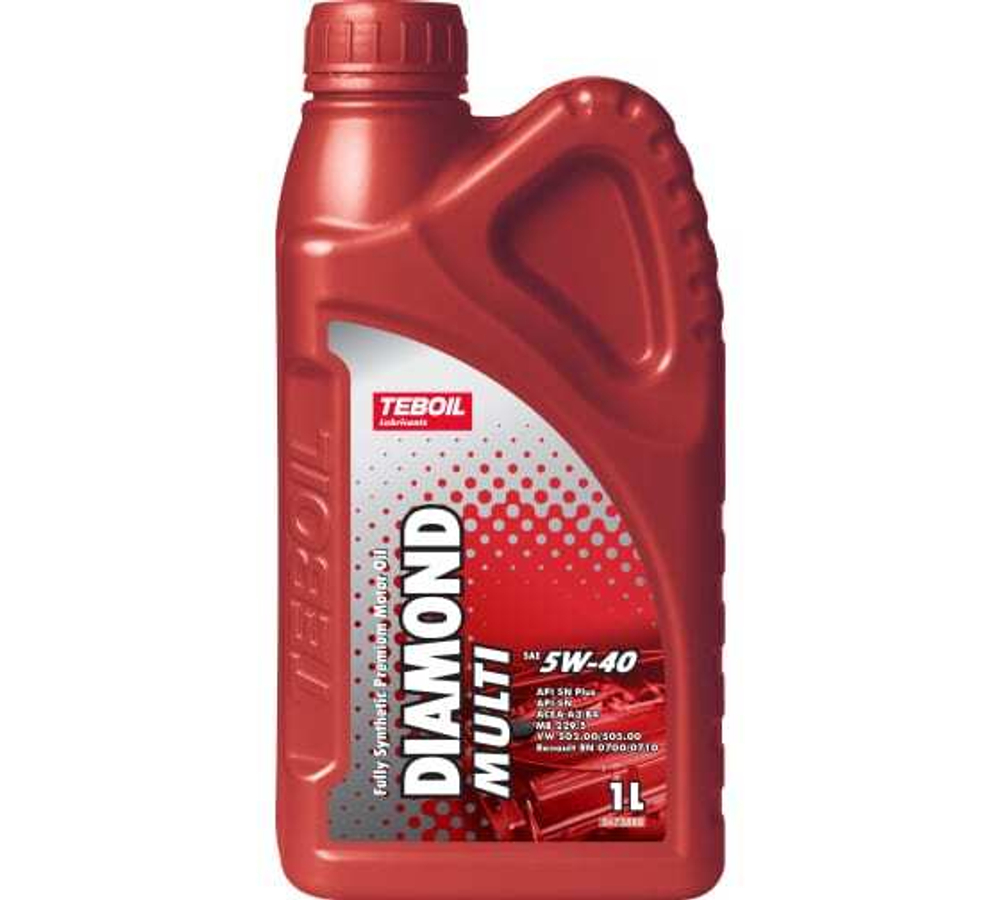 Масло TEBOIL Diamond Multi 5W40 SN/SN Plus A3/B4 (1л) синтетика
