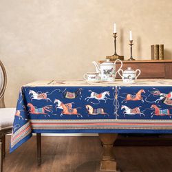 СКАТЕРТЬ "PASSAGE" 140Х300СМ ,БЕЖЕВЫЙ,100% ХЛОПОК С ПРОПИТКОЙ,ТВИЛ