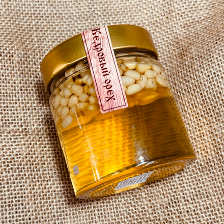 Мёд натуральный с кедровыми орехами «Правильный мёд» Самара