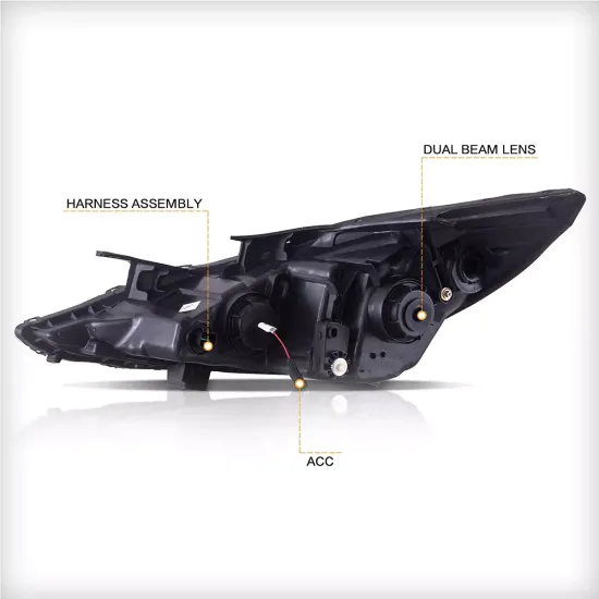 Передние фары Хендай Соната 2009-2014 V8 type