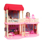 Дом для куклы с куклой мебелью коробка 556-5