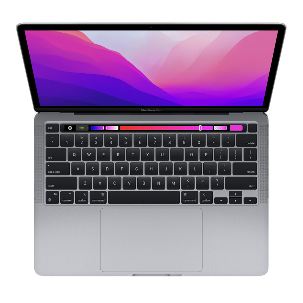 13.3" Ноутбук Apple MacBook Pro 13 Late 2022 (2560x1600, Apple M2 3.2 ГГц, RAM 8 ГБ, SSD 512 ГБ, Apple graphics 10-core), MNEJ3LL/A, серый космос