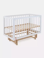 Кроватка детская Rant Indy Pro Cloud White маятник универсальный, автостенка