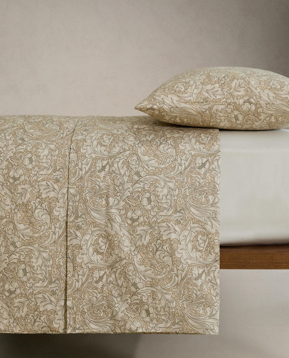 Пододеяльник Zara Home сатин, хлопок 100%, с цветочным принтом, 5179/088