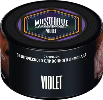 Табак для кальяна Must Have Undercoal 25г Violet (Экзотический сливочный лимонад)
