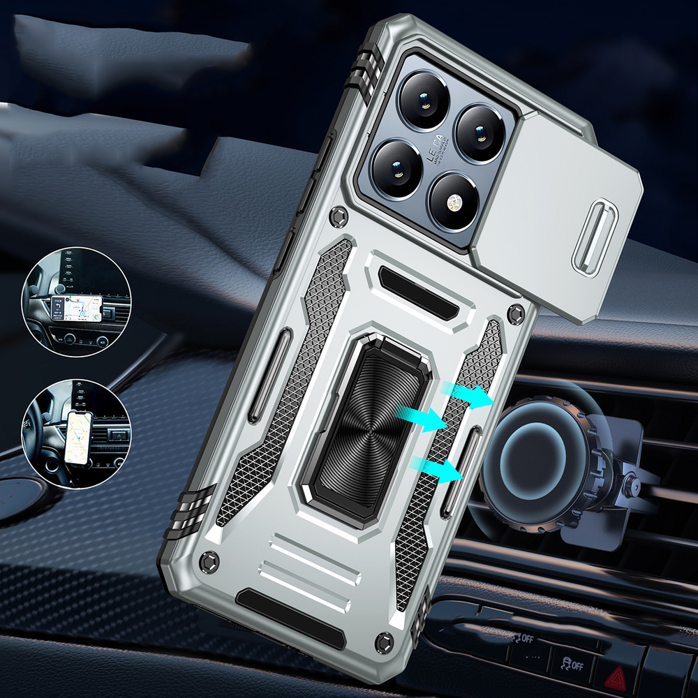 Чехол Safe Case с кольцом и защитой камеры для Xiaomi 14T