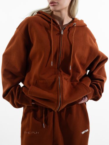 Спортивный костюм кирпичного цвета с лого