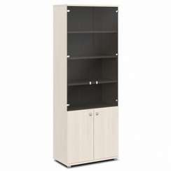 Шкаф со стеклом высокий 820х440х2195 V-634