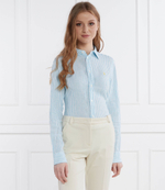 Льняная рубашка POLO RALPH LAUREN - голубой(211910644)