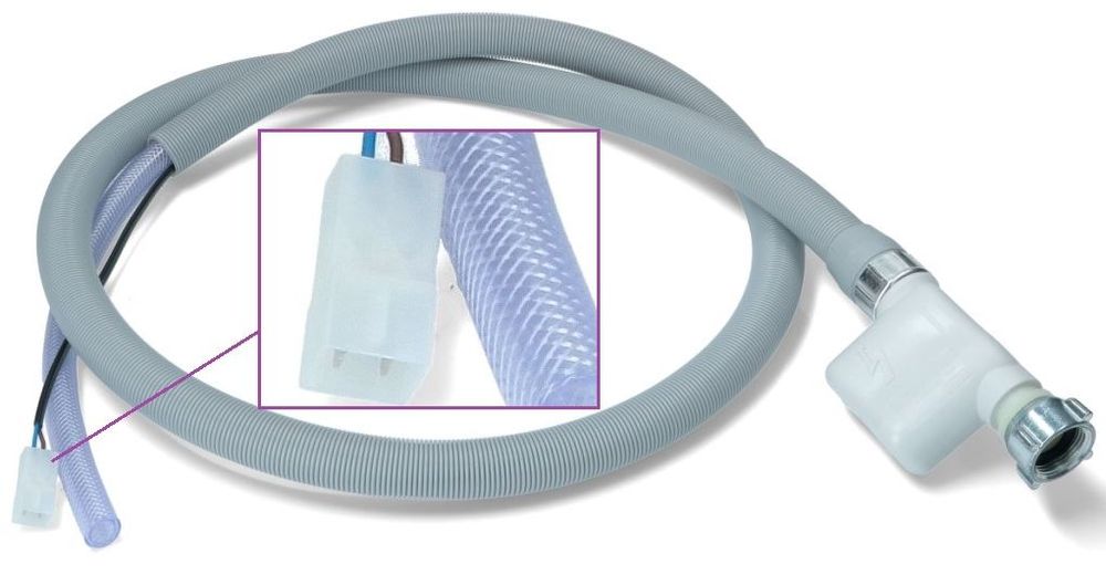 Шланг наливной (заливной) с аквастопом для стиральной/посудомоечной машины 2м ELTEK