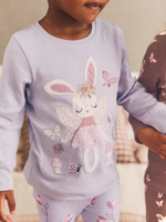 Пижама для девочки Next D73-941, 3 шт., Бежевый, Коричневый, Сиреневый