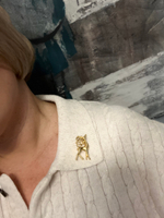 Новогодняя брошь олень