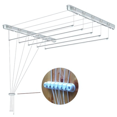 Сушилка потолочная Лиана ПЛЮС 130см белая