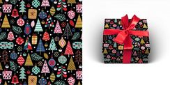 Hədiyyə kağızı \ Упаковочная бумага Стильный праздник УБ-0719