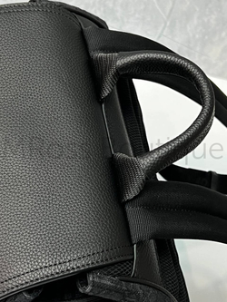 Мужской рюкзак Dior Saddle с черного жаккарда Oblique