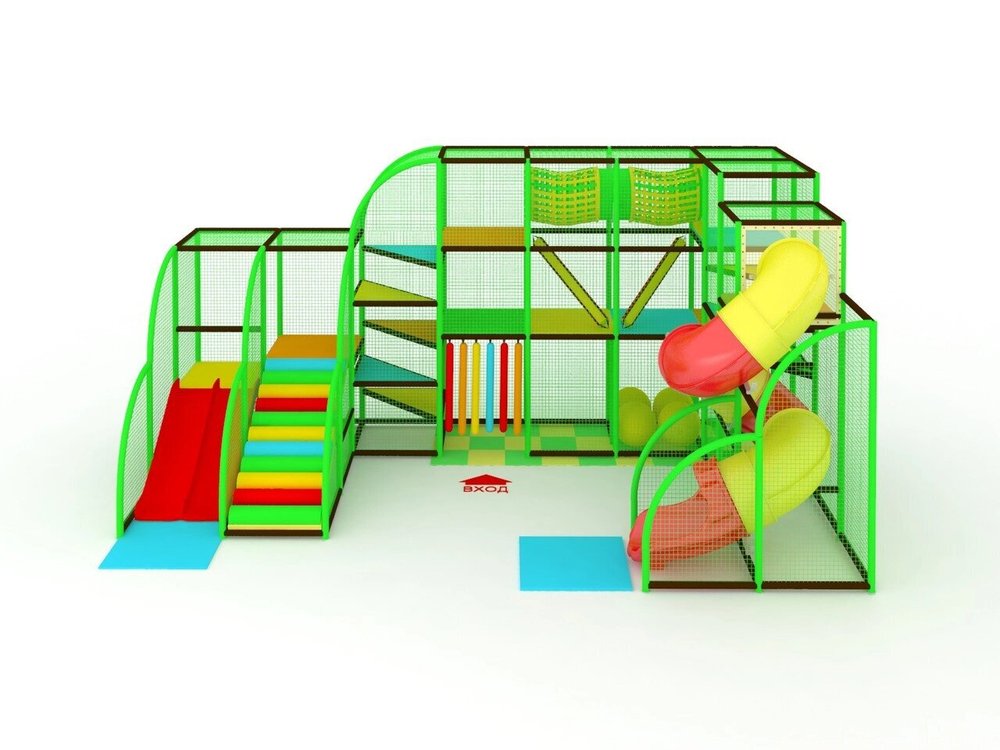 Детский игровой лабиринт «Угловой» (4,3*8,5*4,1 м)