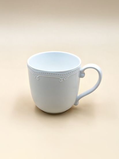 Набор кружек 350 мл. 6 штук "White Ornaments"