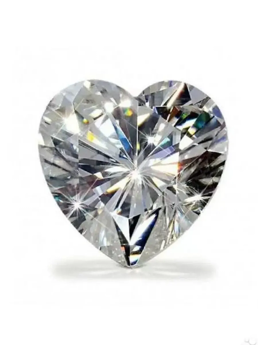 Муассанит "Сердце" 1 сt D/VVS1