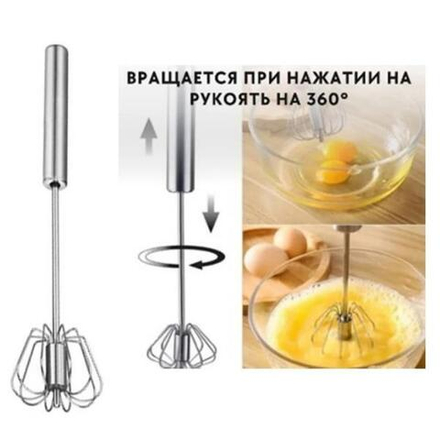 Mallony Венчик полуавтомат. для взбивания NIMBUS нерж. сталь 25,5*5,8 см