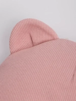 Шапка для девочки осенняя с ушками и снуд