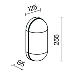 Уличный настенный светильник Outdoor O449WL-01GF
