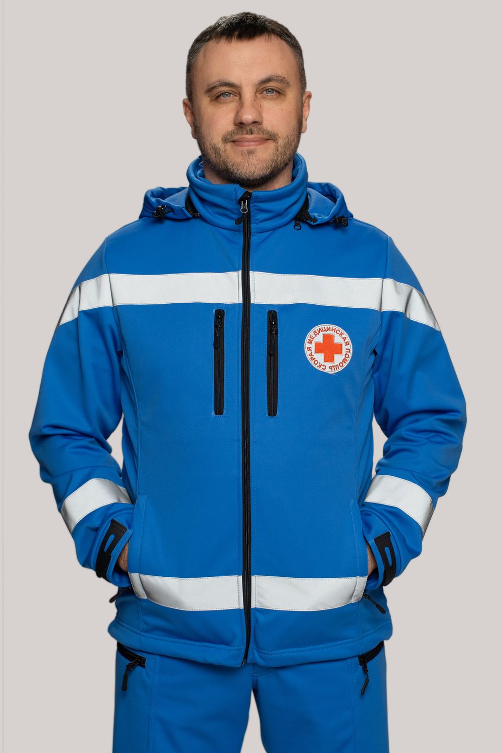 Костюм демисезонный мужской Скорая помощь MedicLine SOFTSHELL