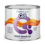 Грунт-эмаль по ржавчине "FORMULA Q8" серая 1,9 кг, 52038
