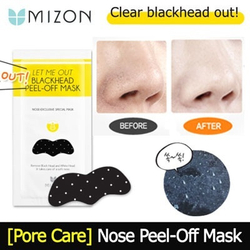 Mizon Let Me Out Blackhead Peel Off Mask патч для быстрого избавления от черных точек