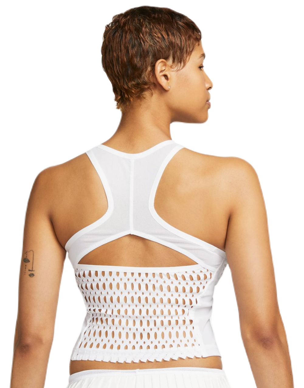 Женский топ теннисный Nike Court Dri-Fit Slam Tennis Tank Top - white/black