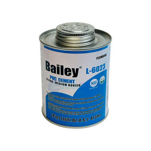 Клей для труб ПВХ Bailey L-6023, 473 мл